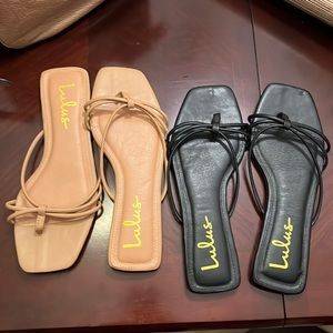 Lulu’s flip flop sandals